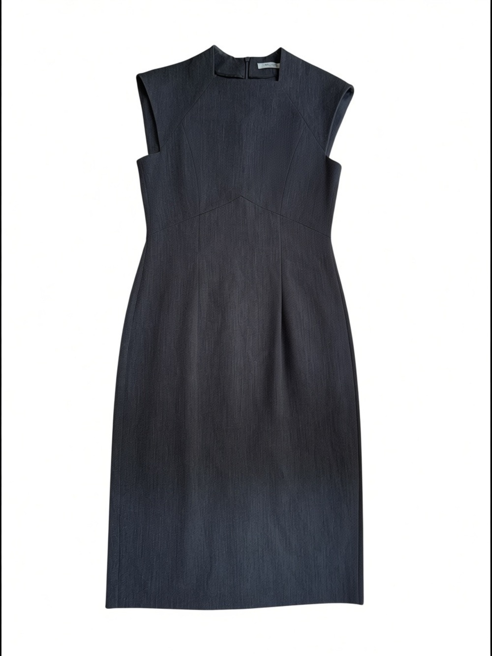 M.M. LaFleur Masha 3.0 Dress Charcoal Gray Light Twill Sheath Size 2